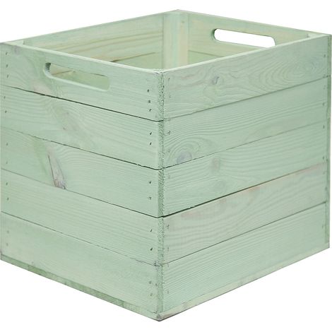 Holzkiste Mint  passend für Kallax und Expeditregale (1/5)