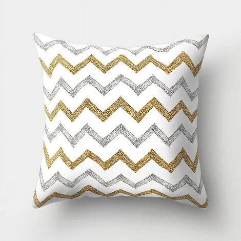 Housse De Coussin - Coton Lin - Double Face - Pour Canapé Chaise Lit Voiture Intérieur Extérieur - 40x40 cm (1/5)