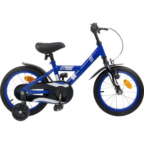 Teenpull – Kinderfahrrad 16 Zoll für 4-6 Jahre alt Dunkelblau (1/5)