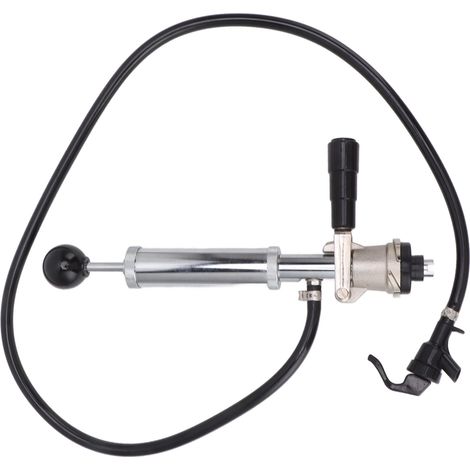 Pompe à bière pour fût de 10 cm (4 pouces) en acier inoxydable, kit de robinet manuel pour pique-nique, bars, restaurants et mariages. (1/5)