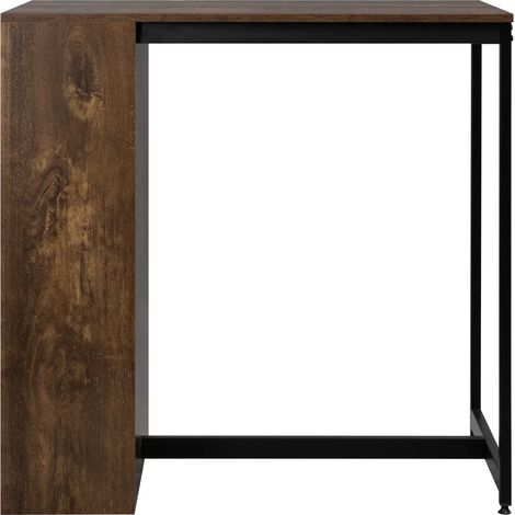 Tavolo bar alto in truciolare e metallo 91 x 49 x 91 cm (1/5)