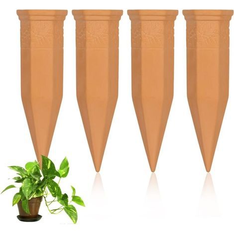 Automatic plant watering system, 4-piece automatic watering system for potted plants, drip irrigation system for garden, indoor plants, and flower irrigation (1/5)