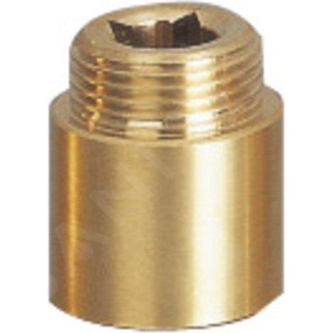 Rallonge de tuyau mâle 1/2"x40mm, laiton (1/2)