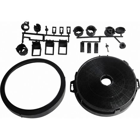 Kohlefilter D.210 - 31 mm plus 16 Befestigungsteile