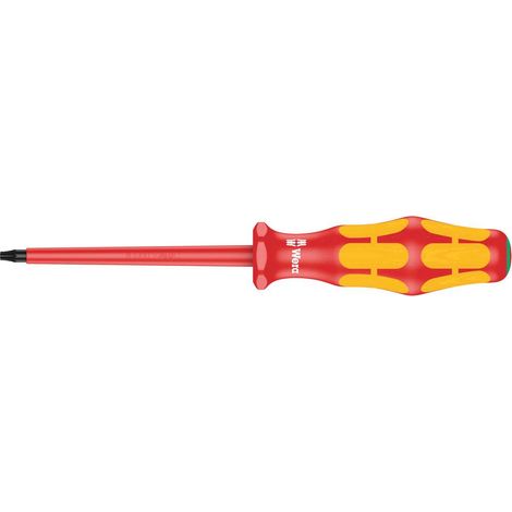 Wera 167 i VDE Cacciavite Torx Dimensione (Cacciavite) T 10 Lunghezza della lama: 80 mm DIN EN 60900 1 pz.