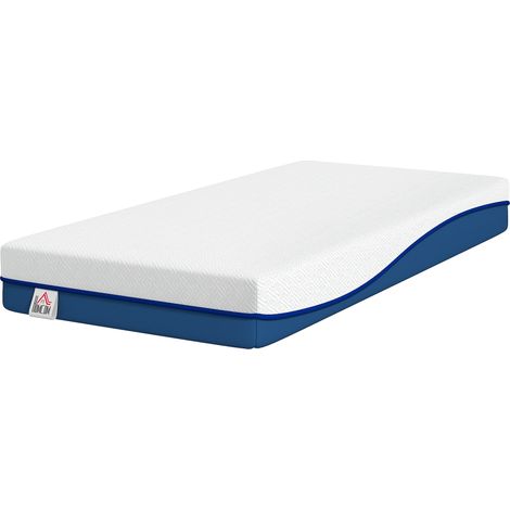 Matelas 190x90 cm, épaisseur 20 cm, matelas viscoélastique au thé vert, fermeté moyenne, matelas rafraîchissant avec mousse gel (1/5)