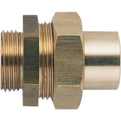 Union droit fer cuivre mâle à souder - 341GCU 26X34 - 28