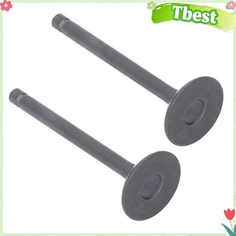 Tbest Ensemble de soupapes d'échappement d'admission Jeu de 2 soupapes d'admission et d'échappement de remplacement, auto coffret (1/5)
