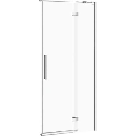 Cersanit Crea - Porte de douche 90x202 cm, droite, chrome/verre clair S159-006 (1/4)