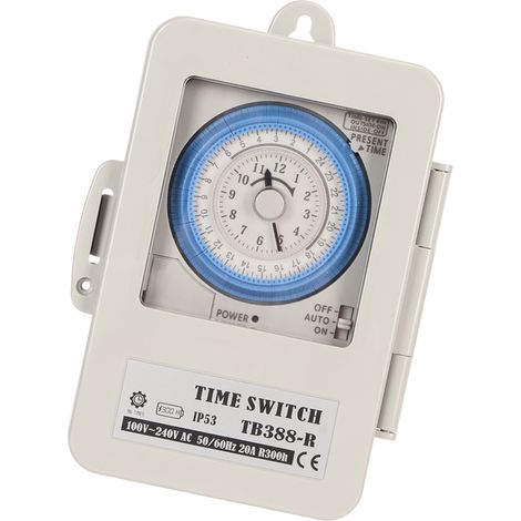 Minuteur mécanique de cuisine domestique, interrupteur de commande de minuterie multifonctionnel, 100-240 V CA