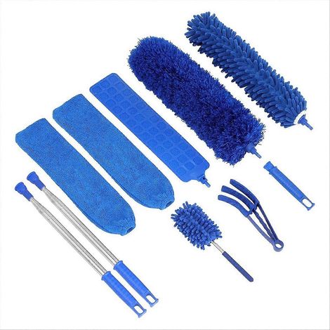 Lot de 10 pièces microfibre Cobweb plumeau avec Extension Pole (1/5)