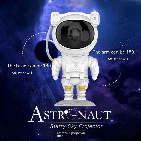 Filiyano – Lampe Galaxie - Projecteur – Veilleuse Astronaute / Lampe Galaxie - Projecteur de ciel étoilé, Projecteur Astronaute, Galaxies, Veilleuse (1/5)