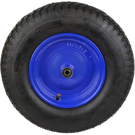 Rueda para carretilla Geko g71019 capacidad 250 kg rodamiento doble