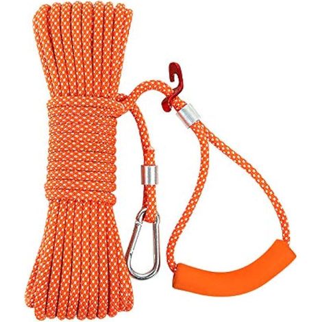 Corde à Linge épaisse de 10 m pour Jardin, extérieur, Facile à serrer, Orange (1/5)