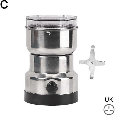 HONORNIC - Moulin à café électrique, 150 watts, 220 volts, moulin à grains et à haricots de cuisine, moulin à épices. (1/4)