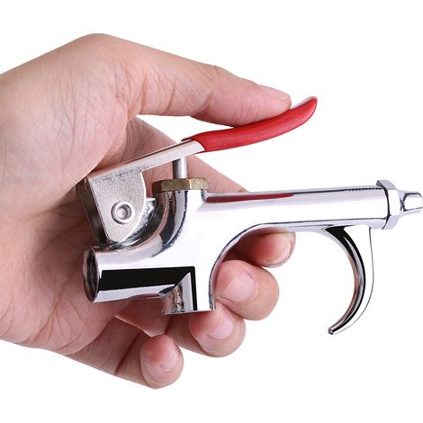 Kit de souffleur à air comprimé en alliage de zinc (1 pièce) avec pistolet de dépoussiérage et buse. (1/5)