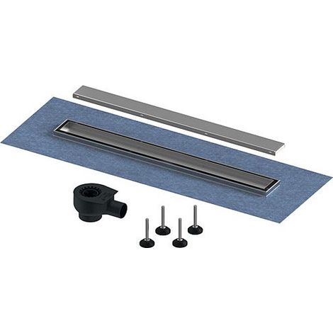 Tece – Kit de caniveau de douche 15150070 – Longueur 700 mm – Écoulement Norm DN 50 – Acier inoxydable – Capacité 1930 l/s