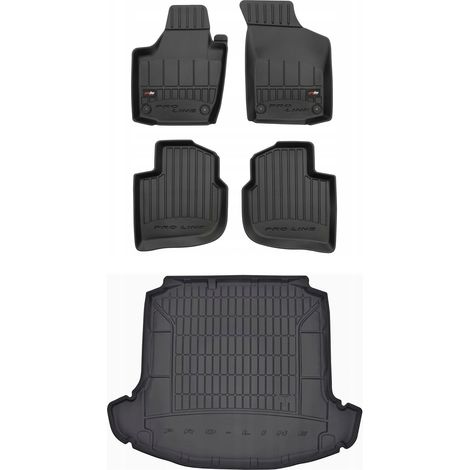 SET Alfombrillas de goma 3D Skoda Rapid LB 2012-2018 (1/5)