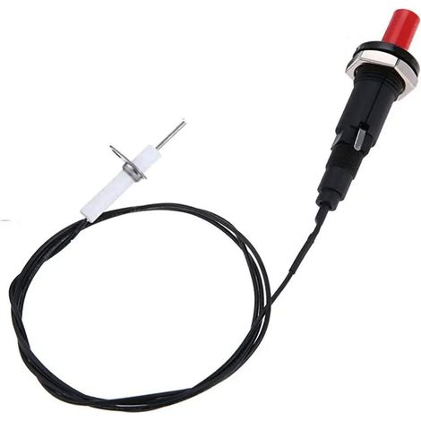 allumeur piézoélectrique avec allumage par étincelle avec câble de 1m pour Cuisine cuisinière à gaz réchauffeur Briquet (1/5)