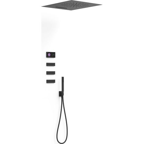KIT DE GRIFO TERMOSTÁTICO ELECTRÓNICO EMPOTRADO DE 4 VÍAS