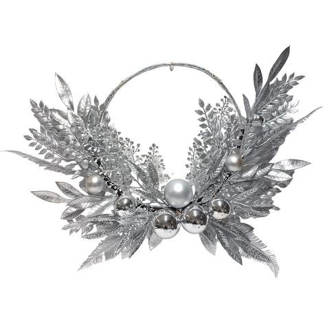 Dietroporta decorativo in metallo color argento per decorazioni ambienti