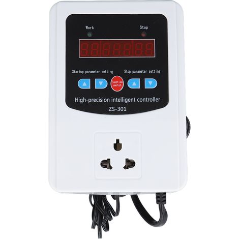 Thermostat intelligent 1500W avec écran LCD, contrôleur numérique température et humidité, prise américaine 110V (1/5)