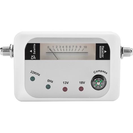 Détecteur de Signal Satellite Numérique 950-2150MHz avec Indicateur LED et Mesure de Puissance (1/5)