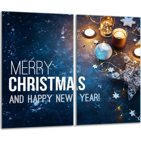 2x 30x52 Glasschneidebretter Weihnachten (1/5)