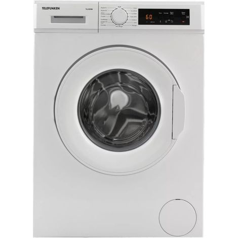 Telefunken – Lave-linge frontal 9kg – Classe énergétique D – Vitesse d'essorage 1000trs/min – Niveau sonore 78dB – Départ différé
