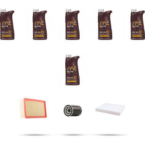 Kit tagliando 3 FILTRI e 6L OLIO compatibile con Volvo S70 2.5 106kw dal 1997 (1/5)