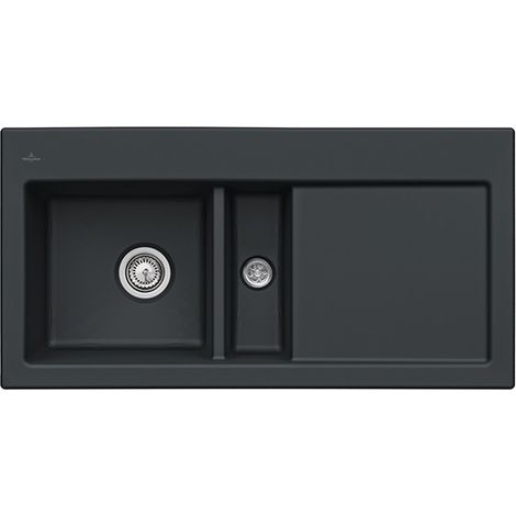 VB EB-SP Métro 60 1000x510mm Ablgarn. IB gauche en céramique Ebony cplus