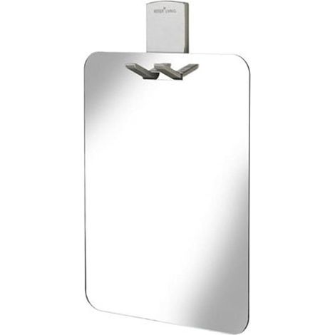 Croydex Small Shower Mirror with Razor Holder for Bathroom (1/4)