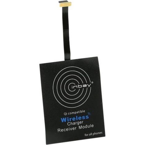 Adaptateur recepteur induction micro USB vers le haut