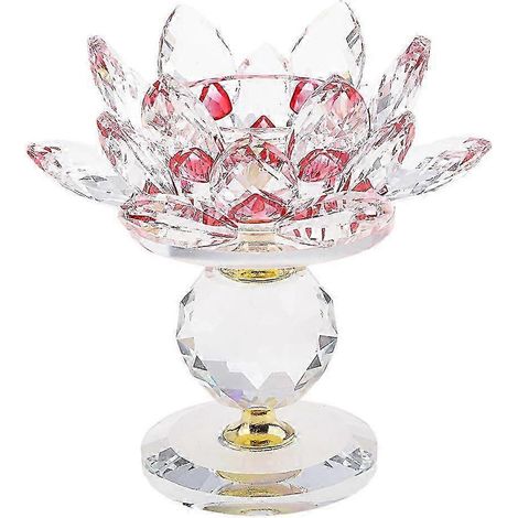Blumenkerzenhalter Teelicht Feng Decor Weiß-Red A (1/5)