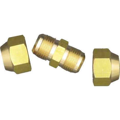 Nahtloses Kupfer-Klimaanlagenrohr mit Doppelgelenk und mittlerem Durchmesser, 6–20 mm, mit Bördelmutter. (1/5)