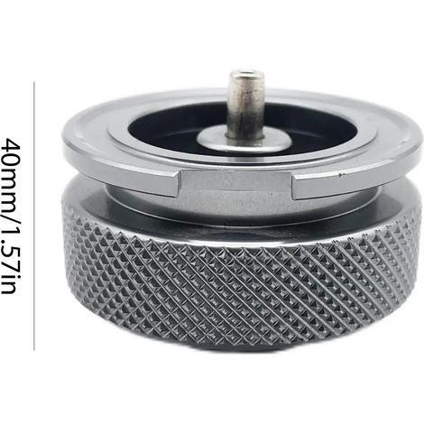 Adaptateur pour cartouche de gaz, convertisseur de gaz portable pour le camping en extérieur, compatible avec les réchauds à gaz split et les torches à gaz portables. (1/5)
