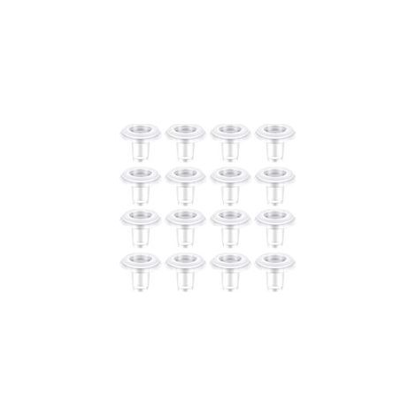 Lot de 50 Pièces Accessoires pour Stores Vénitiens Transparents Clips de Store en Plastique Embouts de Fixation Maison Bureau Maintien du Rail Inférieur Stable