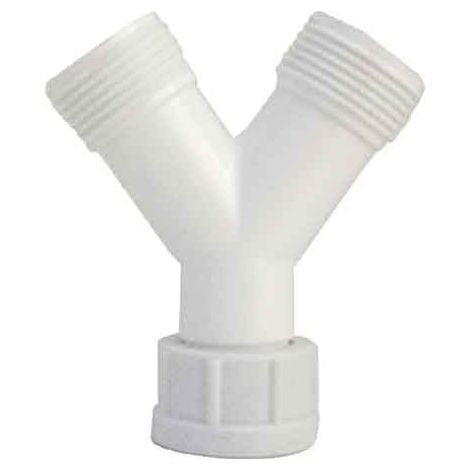 RACCORD EN Y POUR TUYAU D'ÉVACUATION LAVE-LINGE 3/4" x 3/4" x 3/4"