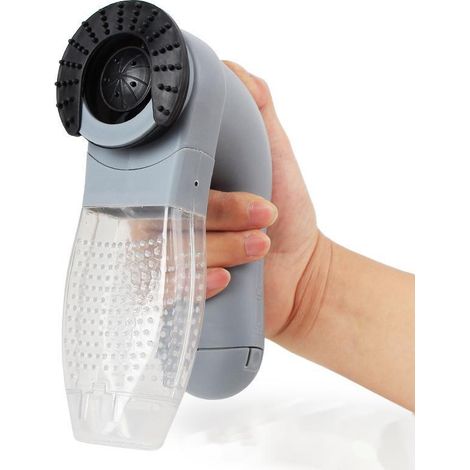 Ventouse de massage électrique portable pour animaux de compagnie, aspirateur portatif pour éliminer les peluches, masseur de poils d'animaux, ventouse pour retirer les poils de chiens et de chats - R
