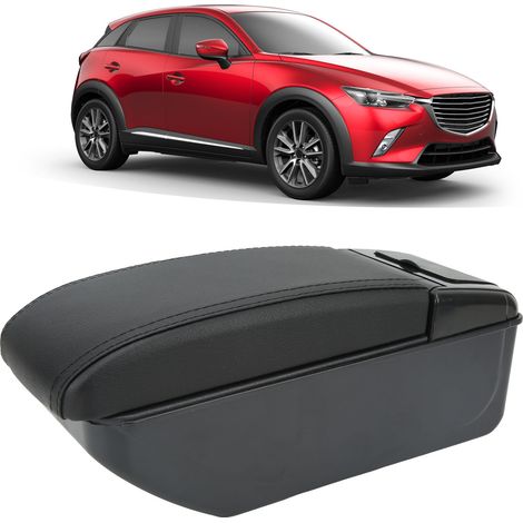 Boîte d'accoudoir de voiture compatible avec Mazda CX-3 2015-2018