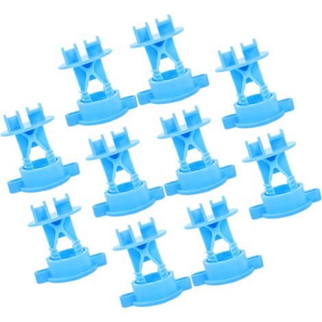 Lot de 10 Isolateurs De Clôture Électrique Accessoires De Clôture Isolateurs pour Ferme Supports De Fils Résistance (1/5)
