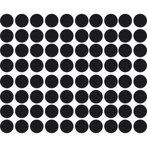 Protectores de suelo de madera redondos autoadhesivos de fieltro de 2,5 cm (1 pulgada) para muebles y suelos de madera: protegen tus suelos duros de arañazos de muebles. Paquete de 80 unidades. Color (1/5)