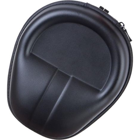 Étui de Protection pour Casque Audio en PU Noir, Anti-Rayures et Pratique à Transporter, Sacoche de Rangement Fiable pour Casque Écouteur Portable (1/5)