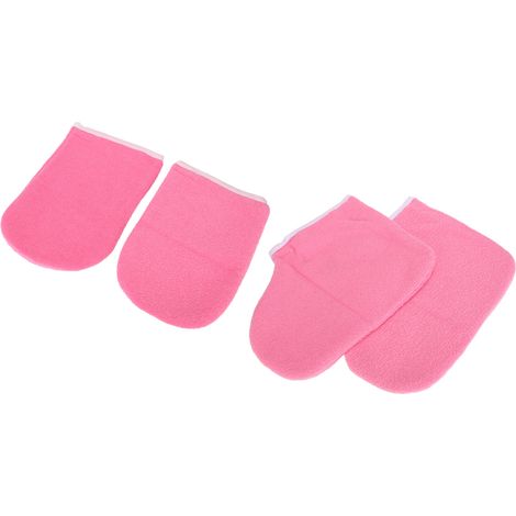 Gants cirés double couche, épais et polyvalents, pour la conservation de la chaleur et l'hydratation lors de soins SPA. (1/5)