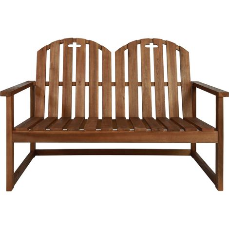 Maison Exclusive - Banc de jardin 110 cm Bois d'acacia solide (1/5)