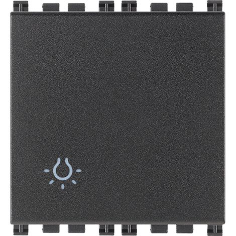 VIMAR - 19008.2.L 1P NO 10A botón de luz 2M gris
