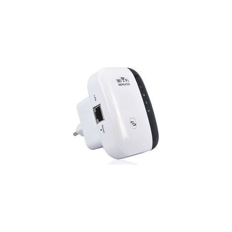 Repetidor WiFi Potente 300Mbps, Amplificador WiFi Potente de 2.4GHz, Extensor de Rango WiFi Inalámbrico con Puerto Ethernet, Repetidor WiFi, Reforzador de Señal WiFi, Protección WPS (1/4)