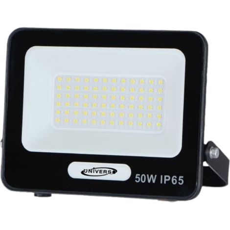 TRADE SHOP - Faro Proiettore Smd Led Floodlight 50 W Slim Ip65 Luce 3000k 4000k 6500k Ek05-50w - Nero-Bianco Naturale      -