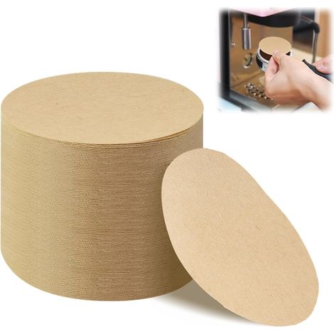 Filtre à Café Rond 60 mm Papier Naturel pour Cafetières Papier Filtre Cafe Non Blanchi 200 Pièces Compatible avec Moka et Machine à Café Remplacement Filtres pour Cafe Papiers Jetable Pour Cafetière (1/5)