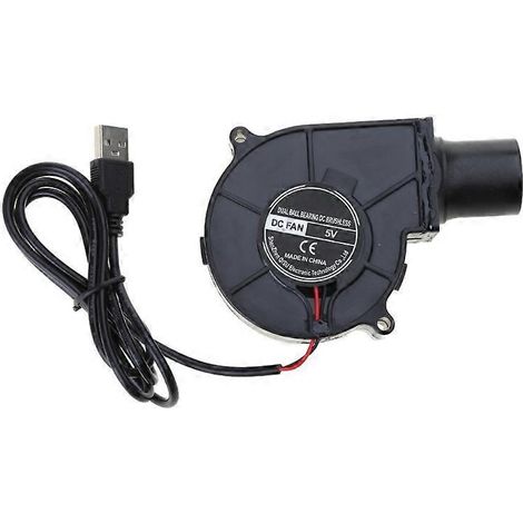 BBQ portable USB ventilateur turbo air camping pique-nique, souffleur silencieux roulement à billes, faible bruit. (1/4)